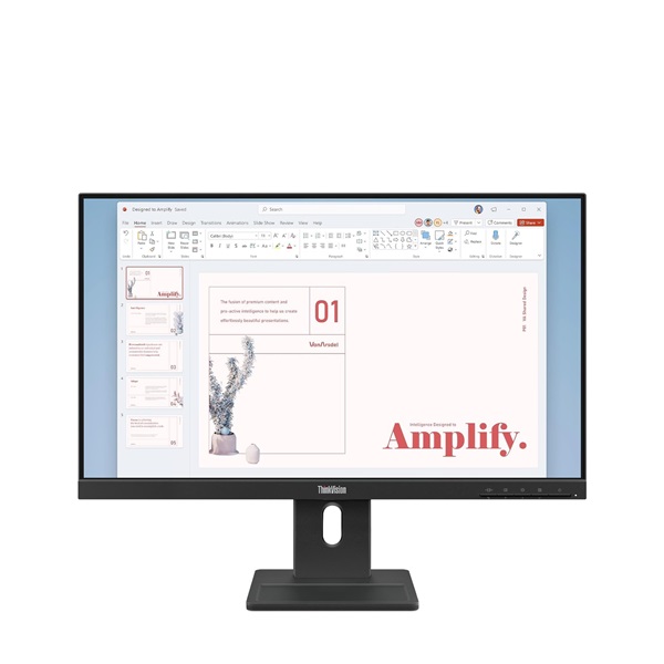 LENOVO_Monitor_-_ThinkVision_E24-40_238_FHD_1920x1080_IPS-i1654196.jpg LENOVO Monitor - ThinkVision E24-40; 23,8" FHD 1920x1080 IPS, 16:9, 4ms, 100Hz, 1300:1, 250cd/m2, HDMI, DP, VGA, Pivot - Image 1