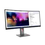 LENOVO Monitor - ThinkVision P40wd-40, ívelt, 39.7" 5120x2160 IPS, 21:9, 2000:1, 400cd/m2, 4ms, USB ABC, HDMI, DP, RJ45.