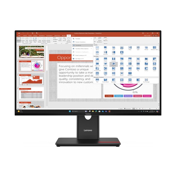 LENOVO_Monitor_-_ThinkVision_T27-40_270_FHD_1920x1080_IPS_169_15001_300cdm2_4ms_USB_A-B-C_HDMI_DP_VGA-i1615390.jpg LENOVO Monitor - ThinkVision T27-40; 27,0" FHD 1920x1080 IPS, 16:9, 1500:1, 300cd/m2, 4ms, USB A-B-C, HDMI, DP, VGA - Image 1