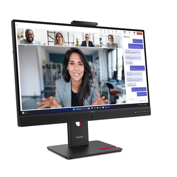 LENOVO_Monitor_-_ThinkVision_T27QD-4v_27_QHD_2560x1440_IPS_Cam_169_15001_350cdm2_4ms_USB_A-C_HDMI_DP_RJ45-i2021454.jpg LENOVO Monitor - ThinkVision T27QD-4v; 27" QHD 2560x1440 IPS +Cam, 16:9, 1500:1, 350cd/m2, 4ms, USB A-C, HDMI, DP, RJ45. - Image 1
