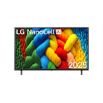 LG 43NANO80A3B 43"/109cm, NanoCell AI 4K Ultra HD Smart TV, 3840x2160, 3xHDMI/2xUSB/Wifi/LAN