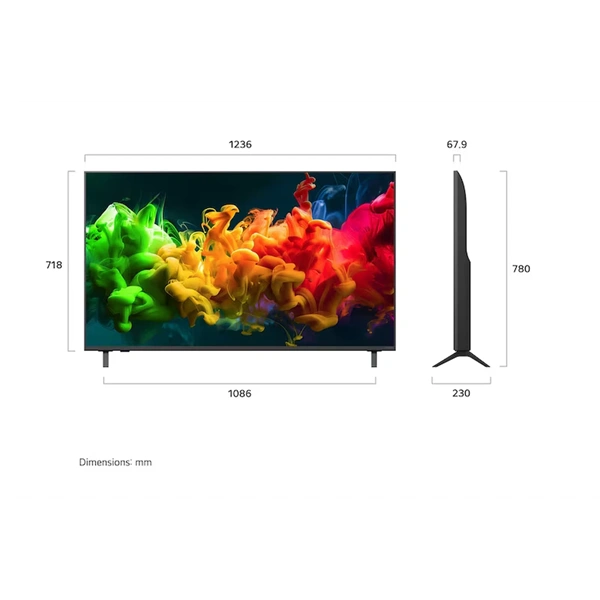 LG 55QNED81B3A 55"/139cm QNED evo AI Mini LED 4K Smart TV, 3840x2160, 3xHDMI/1xUSB/WIFI/LAN - Image 2