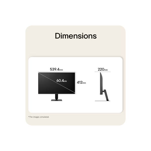 LG IPS 144Hz monitor 23,8" 24U411B, 1920x1080, 16:9, 250cd/m2, 1ms, HDMI/D-SUB - Image 5