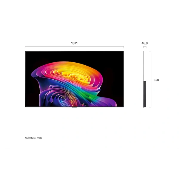 LG OLED48C61LA 48"/121cm OLED evo AI 4K Smart TV, 3840x2160, 4xHDMI/2xUSB/WIFI/LAN - Image 3