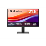 LG monitor 21,5" 22U401A-B, 1920x1080, 16:9, 250cd/m2, 5ms, VGA/HDMI, 100Hz