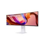 LG ívelt 144Hz monitor 49" 49U950A-W, 5120x1440, 32:9, 400cd/m2, 5ms, HDMIx2/Displayport/USBx2/USB-C (90W) - Image 2