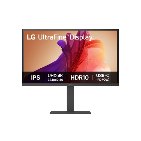 LG monitor 27" 27U730A-B, 3840x2160, 16:9, 300 cd/m2, 5ms, HDMIx2/DisplayPort/USBx2/USB-C (90W), hangszóró - Image 1