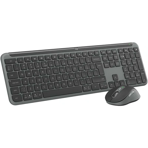 LOGITECH Billentyűzet + egér - MK950 Signature Slim Vezeték Nélküli Combo Grafitszürke, HUN (Festett) - Image 1