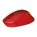 LOGITECH Egér - M330 Silent Plus Vezeték Nélküli Optikai, Piros - Image 3