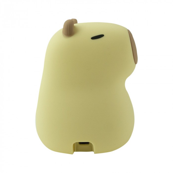 MARYS, MW61108, Éjszakai LED Lámpa, Kapibara Virággal, Akkumulátoros, USB kábellel,  2,5W, 3000K+ RGB, IP20 - Image 3