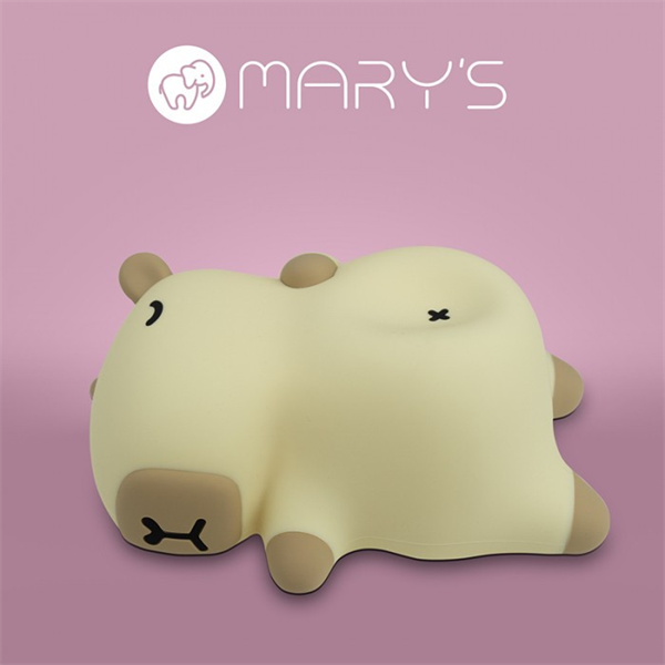 MARYS, MW61744, Alvó Kapibara LED Éjszakai fény, akkumulátoros, USB-C kábellel, 1,2W, 3000K - Image 1