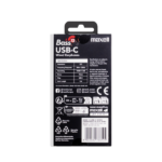 MAXELL Fülhallgató, EB10 BASS13, In-ear, fekete, USB-C - Image 3