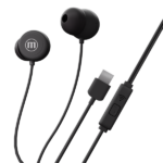 MAXELL Fülhallgató, IN-BAX, fekete, USB-C
