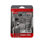 MAXELL Fülhallgató, IN-BAX, fekete, USB-C - Image 3