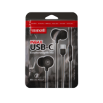 MAXELL Fülhallgató, IN-BAX, fekete, USB-C - Image 2