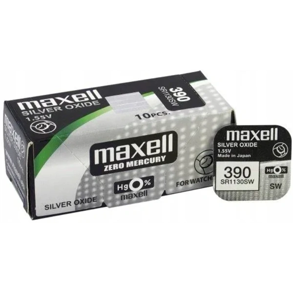 MAXELL_Gombelem_ezust-oxid_SR1130W_EU_MF_389_B-i2035370.webp MAXELL Gombelem, ezüst-oxid, SR1130W, EU MF (389) B - Image 1