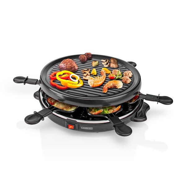 MELISSA_raclette_-_gourmet_-_grill_suto_6_szemelyes_800_W_O_29_cm_Tapadasmentes_bevonat-i1898735.jpg MELISSA raclette - gourmet - grill sütő, 6 személyes, 800 W | O 29 cm | Tapadásmentes bevonat - Image 1