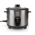 MELISSA rizsfőző, 1,5 l | 500 W | Tapadásmentes bevonat | Kivehető tál | Párolókosár | Melegen tartó funkció
