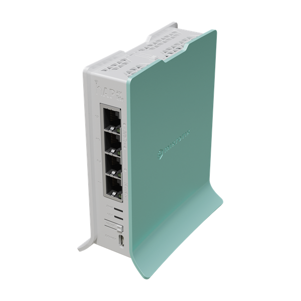 MIKROTIK Wireless Router hAP ax lite 4x1000Mbps, Wi-Fi 6, Asztali, L41G-2AXD - Image 1
