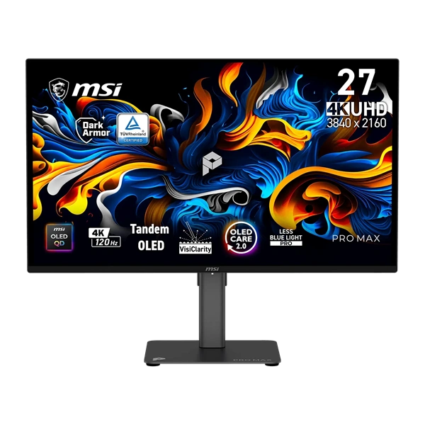 MSI_Monitor_Business_PRO_MAX_271UPX12G_265_UHD_3840x2160_QD-OLED_120Hz_003ms_HDR_2x_hDMI_DP_USB-C_Grey-i2028687.webp MSI Monitor Business PRO MAX 271UPX12G 26,5" UHD 3840x2160, QD-OLED 120Hz, 0,03ms, HDR, 2x hDMI, DP, USB-C, Grey - Image 1