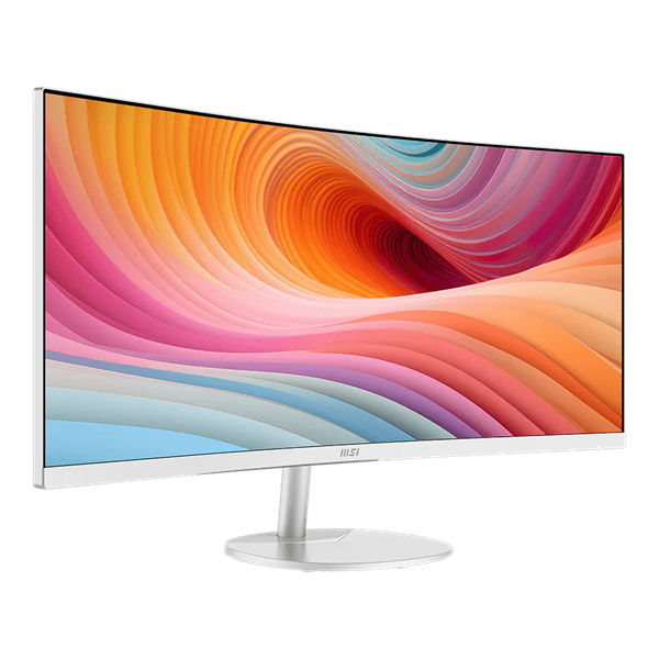 MSI Monitor Business PRO MP341CQW E12 Ívelt 34" QHD 3440x1440, 120Hz VA 21:9, 3000:1, 300cd/m2, 4ms, 2xHDMI, DP, White - Image 2