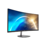 MSI Monitor Business PRO MP341CQ E12 Ívelt 34" QHD, 3440x1440, 120Hz VA 21:9, 3000:1, 300cd/m2, 4ms, 2xHDMI, DP, Black - Image 2