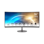 MSI Monitor Business PRO MP341CQ E12 Ívelt 34" QHD, 3440x1440, 120Hz VA 21:9, 3000:1, 300cd/m2, 4ms, 2xHDMI, DP, Black