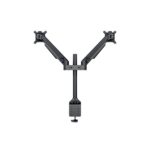 MULTIBRACKETS 2 karos asztali konzol, M VESA Gas Lift Arm Dual Black (15-32", max.VESA: 100x100 mm, 10 kg) - Image 4
