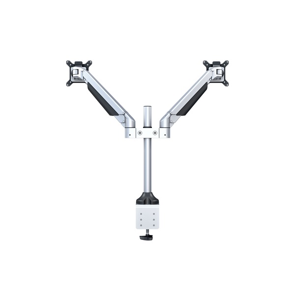 MULTIBRACKETS 2 karos asztali konzol, M VESA Gas Lift Arm Dual Silver (15-32", max.VESA: 100x100 mm, 10 kg) - Image 4