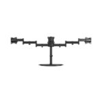 MULTIBRACKETS Asztali állvány (3 képernyős rögzítőkar), M Deskstand Basic Triple (15-27", max.VESA: 100x100 mm, 6 kg) - Image 4