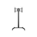 MULTIBRACKETS Gurulós padlóállvány, M Display Stand 180 Single Black (24-65", max.VESA: 700x400 mm, 50kg) - Image 2