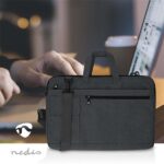 Nedis NBBG17150BK notebook / laptop táska 17 - 18" | Hordóöv | 8 rekesz | 30 mm | 320 mm | 460 mm - Image 4