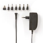 Nedis ACPA003 univerzális AC-DC tápegység, állítható 9V-24V, 24W, 1.0 - 1.5 A, 6 cserélhető táp dugó