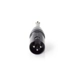 Nedis COTP15942BK 6,35 monó jack dugó - 3P XLR dugó adapter