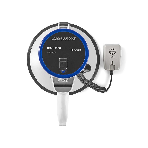 Nedis MEPH200WT megafon, beépített sziréna, hatótávolság 1500 m, 135dB, levehető mikrofon, 25W - Image 3