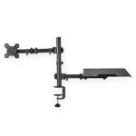 Nedis MMSISNB110BK asztali monitor tartó konzol és laptop állvány | 15-32" | 75x75 / 100x100 - Image 4