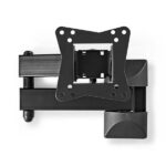 Nedis TVWM31BK 10 - 32 "  LCD TV / monitor fali tartó konzol, dönthető, forgatható, faltáv: 68 -370mm, 30kg - Image 4