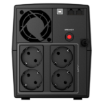 NJOY Szünetmentes 1000VA - Keen 1000 USB (4 Schuko, line-interaktív,fekete) - Image 2