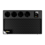 NJOY Szünetmentes RENTON 650 PLUS, 650VA, 360W, Line-interactive 4x Schuko - Image 2