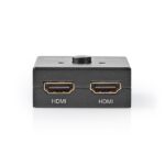 Nedis VSWI3482AT HDMI kapcsoló, 2x HDMI bemenet | 1x HDMI kimenet