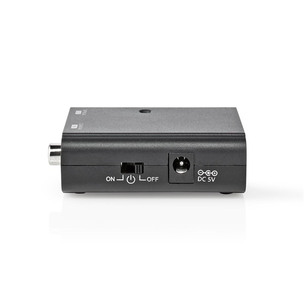 Nedis ACON2505BK digitális audió konverter, digitális koax bemenet,  toslink optikai kimenet - Image 2