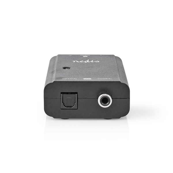 Nedis ACON2508BK, analóg - digitális audio konverter, 2x RCA bemenet - digitális koax / toslink kimenet - Image 5