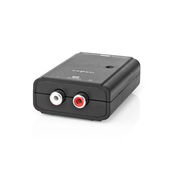 Nedis ACON2508BK, analóg - digitális audio konverter, 2x RCA bemenet - digitális koax / toslink kimenet - Image 3