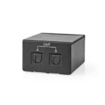 Nedis ASPL2512BK digitális audio splitter, TosLink be - 2x TosLink kimenet - Image 2