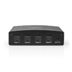 Nedis ASWI2514BK digitális audio kapcsoló 4x Toslink - Image 2