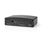 Nedis ASWI2514BK digitális audio kapcsoló 4x Toslink - Image 3