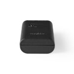 Nedis BTTR100BK bluetooth adó, Audio/video/adatcsatlakozók bemenete: 1x AUX / 1x USB | AptX / SBC, memória 2 eszközre - Image 4
