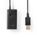 Nedis BTTR100BK bluetooth adó, Audio/video/adatcsatlakozók bemenete: 1x AUX / 1x USB | AptX / SBC, memória 2 eszközre - Image 2