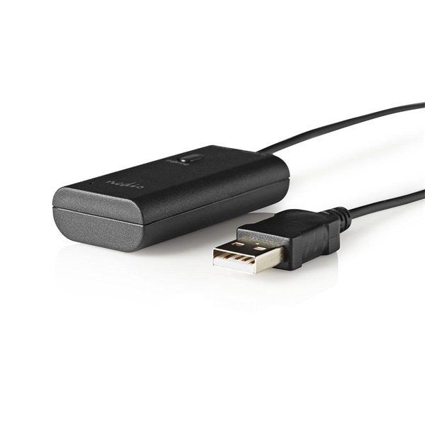 Nedis BTTR100BK bluetooth adó, Audio/video/adatcsatlakozók bemenete: 1x AUX / 1x USB | AptX / SBC, memória 2 eszközre - Image 3