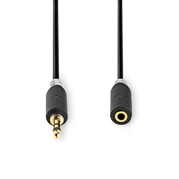 Nedis_CABW22050AT50_sztereo_audio_kabel_35mm_sztereo_jack_dugo_-_35mm_sztereo_jack_aljzat_5_m-i1593476.jpg Nedis CABW22050AT50 sztereo audió kábel 3,5mm sztereo jack dugó - 3,5mm sztereo jack aljzat, 5 m - Image 1